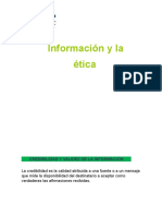 Informacion y La Etica