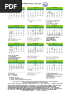 2011-2012 MPS Calendar