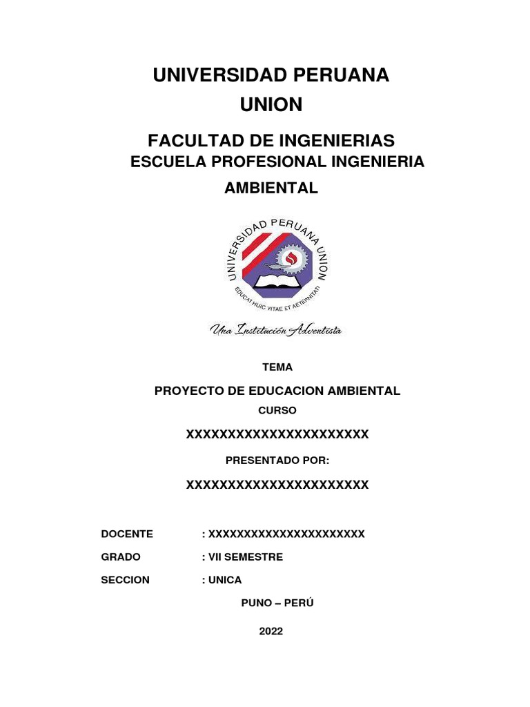 Proyecto de Educación Ambiental | PDF | Sustentabilidad | Residuos