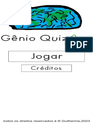 Genio Quiz Paises Capitais e Cidades e Tudo Mais PDF Sem Links 20 Questous