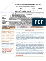 EA 20 COMUNICACIÓN 2° JBG - 17 Al 21 Agosto