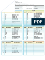 Jadwal Kelas Viii A