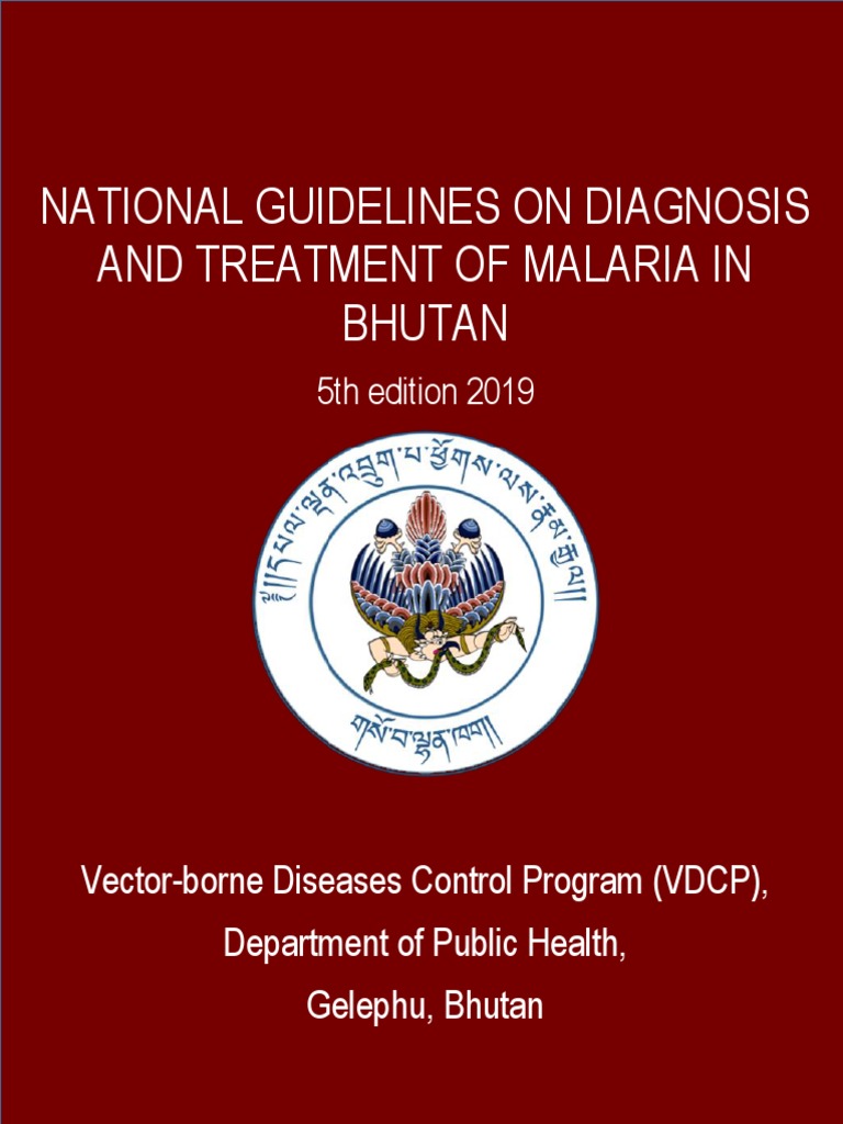 NATIONAL MALARIA TREATMENT PROTOCOL NEPAL visual data 2