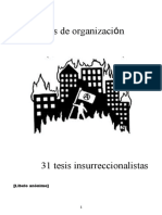 31 Tesis Insurreccionalistas