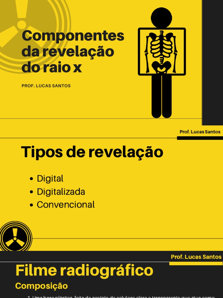 Componentes Da Revelação Do Raio X | PDF | Materiais | Química Física
