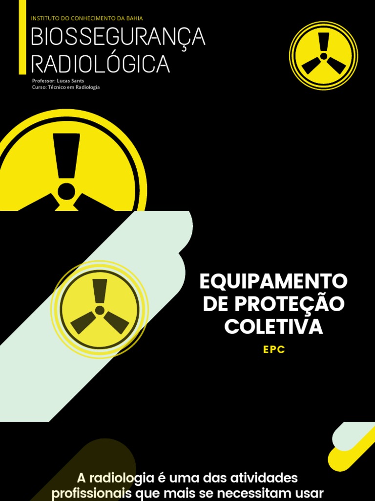 Biossegurança Radiológica - EPC | PDF