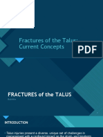 Fractures of The Talus - Current Concept