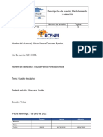 Descripción de Puesto: Reclutamiento y Selección: Nombre Firma Fecha 2022 12/6/2022 12/6/2022