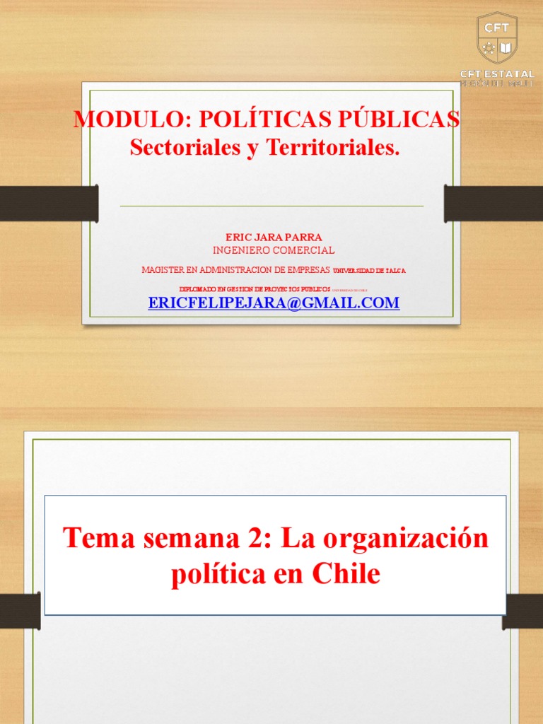Organización Política de Chile | PDF | Separación de poderes | Democracia