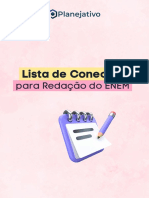 Lista de Conectivos: para Redação Do ENEM