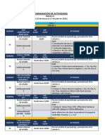 VPRD - Programación de Actividades 2021-1