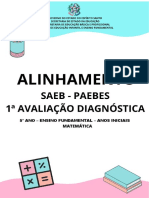 5ºano - Alinhamento Matemática Saeb.2001. Paebes.2022.av Diagnóstica.2023