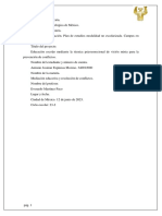 Entregable 2. Educación Escolar Mediante Visión Mixta en La Resolución de Conflictos