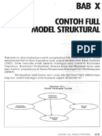 Contoh Full Model Structural Equations