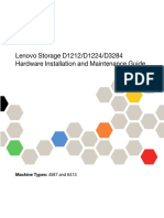 Hardware Installation Maintenance Guide Lenovo Storage d1212 d1224 d3284 en