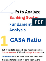 Fundamental Analysis of Banks
