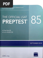 Lsac - Lsat Preptest 31 (, Lsac) | PDF