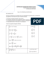 Taller #4. Integrales Definidas