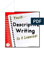 DescriptiveWritingGraphicOrganizersRubricDescriptiveWritingWords 1