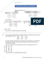 Year 5 Fractions Lesson 5 Worksheet