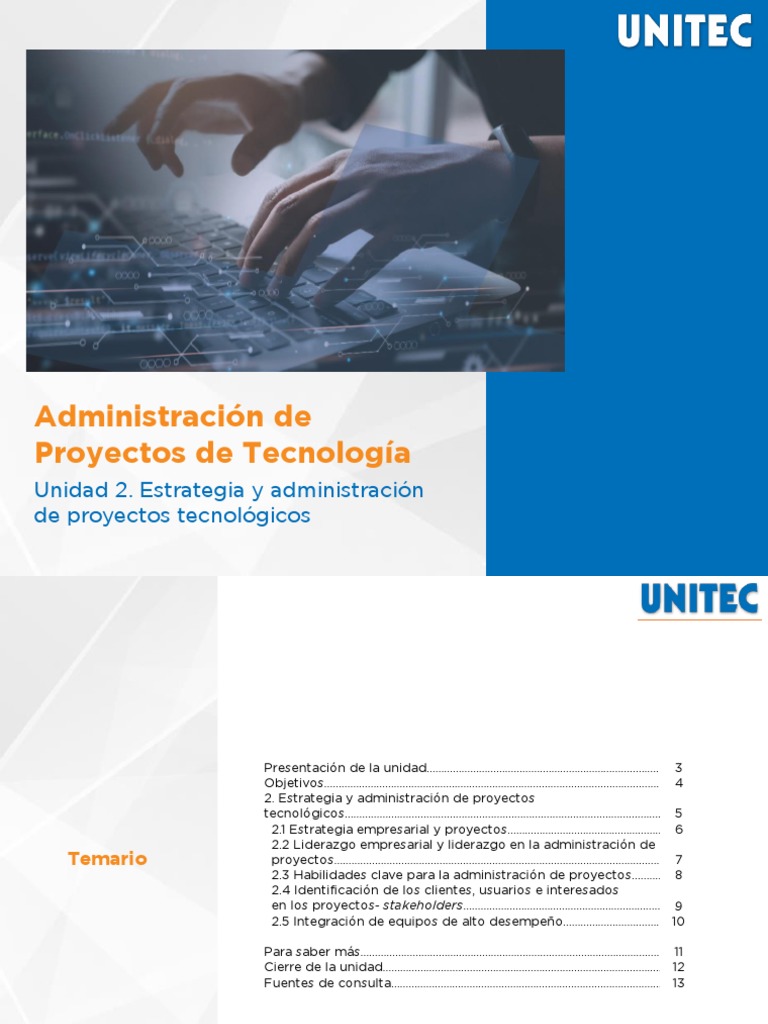 Estrategia en Proyectos Tecnológicos | PDF | Gestión de proyectos ...