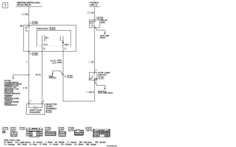 Shift Lock Control System Overview | PDF