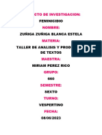 Proyecto de Investigacion - Taller - Zuñiga Zuñiga Blanca Estela
