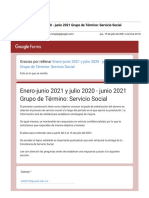 Gmail - Enero-Junio 2021 y Julio 2020 - Junio 2021 Grupo de Término - Servicio Social