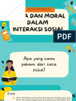 Etika Dan Moral Dalam Interaksi Sosial