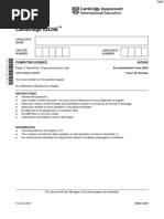 Specimen (2023) QP - Paper 2 CAIE Computer Science GCSE