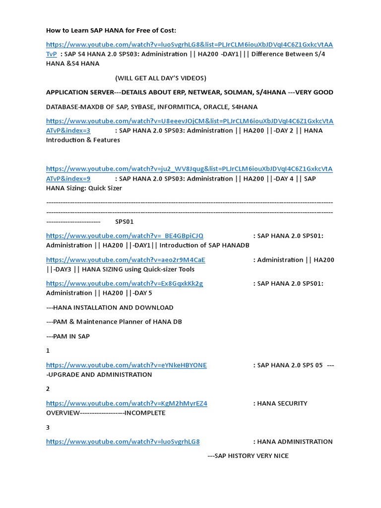 How to learn sap hana for free with gcp practice 1684072705 pdf