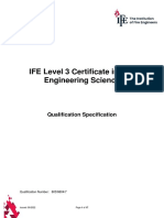 201 IFE Level 3 Certificate in Fire Engineering Science