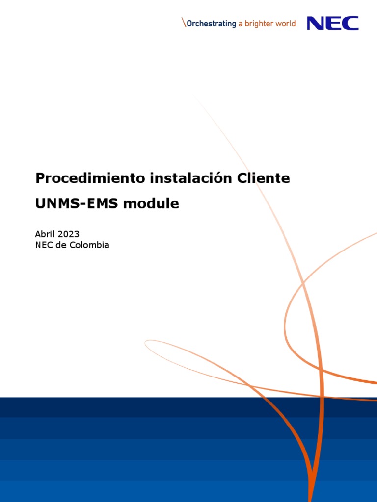 CLARO Procedimiento Configuración Cliente UNMSEMS 1.24.003.201 PDF