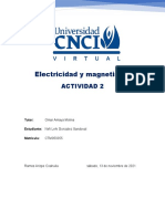 Electricidad y Magnetismo Actividad 2