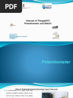 Internet of Things (IOT) Potentiometer and Switch