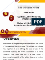 Technical Writing-Module-8