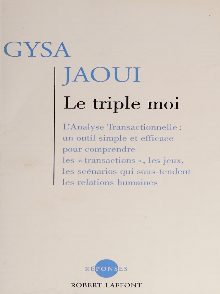 Le Triple Moi - Jaoui Gysa 2003 | PDF | Psychanalyse | Psychologie