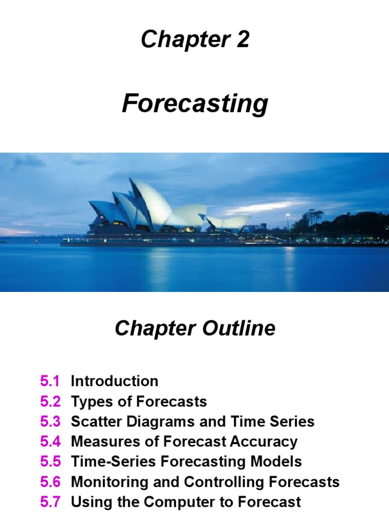 Chap 02 Forecasting | PDF | Forecasting | Time Series