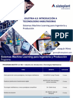 Deusto Master 4.0 - Sistemas Machine Learning para Ingenieria y Produccion