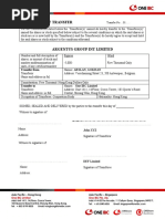 Share Transfer Instrument Template | PDF | Hong Kong