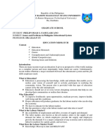 Education Mismatch-Issues and Problems in Philippine Educational System-PHILIP OMAR FAMULARCANO