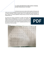 Anesthetic Management in A Patient With Wolff