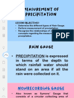Measurement of Precipitation