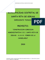 Memoria y Especificaciones Tecnicas Oficina I.E.I Santa Rita de Siguas