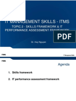 ITMS-T2 - Skills Framework - IT Performance Assessment Framework