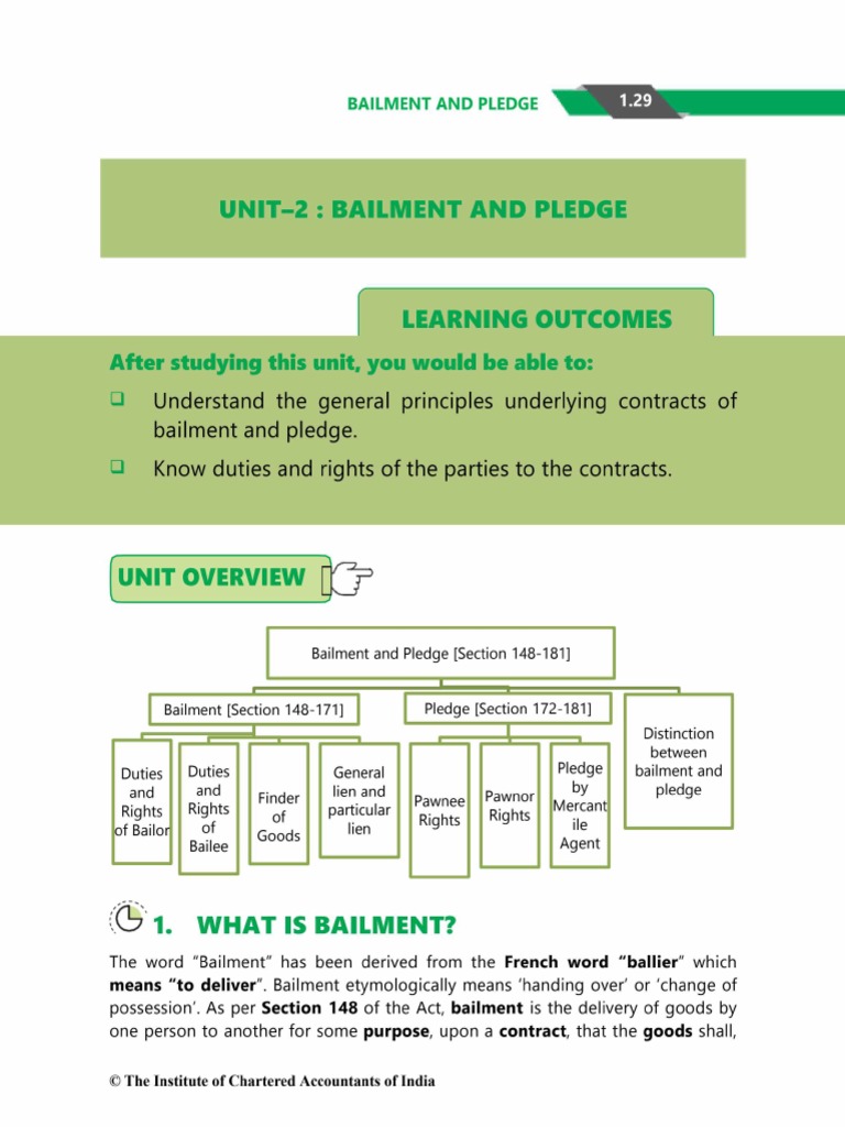 Part2Unit2_BailmentandPledge PDF