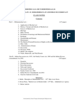 11family-law-II - Notes On Muslim Law Mohammad Din Law Notes Family Law 2 Notes With Better Discription