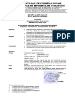 Surat Keputusan Nomor: 005/YASFA/SK/II/2022