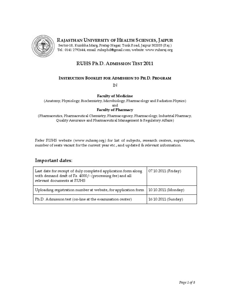 Ass As | PDF | Doctor Of Philosophy | University And College Admission