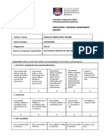 Industrial Training Assessment Report